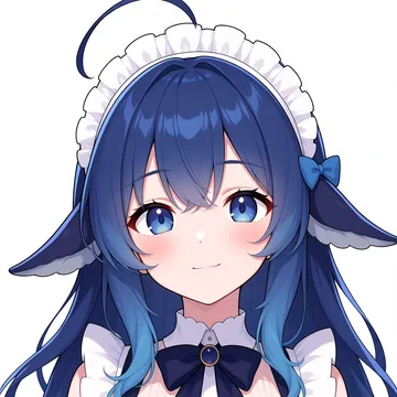 DeepSeek娘 蕾丝发箍头像