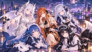 AI 娘夜城群像
