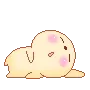 困了睡觉字