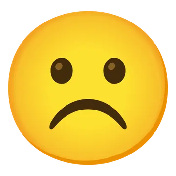 Frowning face