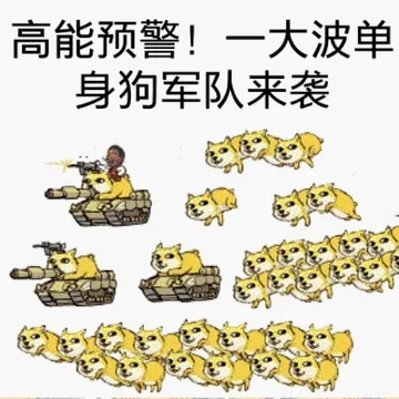高能预警！一大波单身狗军队来袭