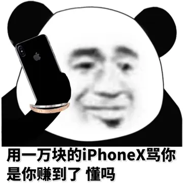 用一万块的 iphone骂你，是你赚到了懂吗