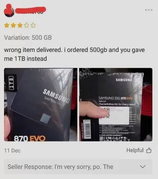 I'm So Sorry For Giving You More