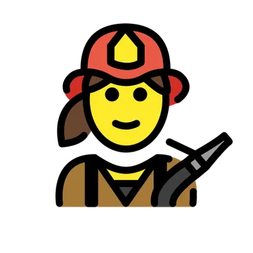 Woman firefighter