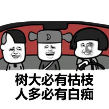 树大必有枯枝 人多必有白痴