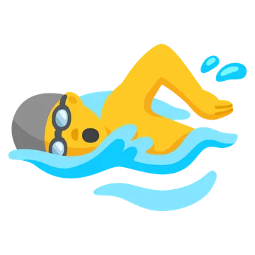 Man swimming
