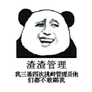 渣渣管理，我三番四次挑衅管理员他们都不敢踢我！