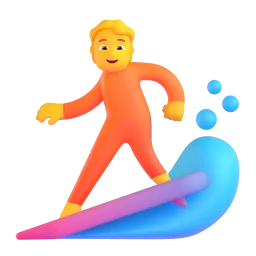 Person surfing