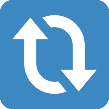 Clockwise vertical arrows