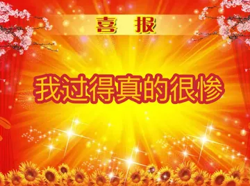 喜报我过得真的很惨