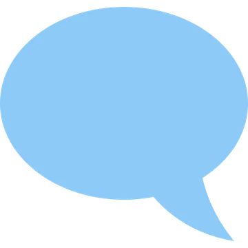 Left speech bubble