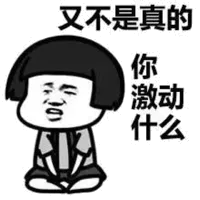 又不是真的你激动什么