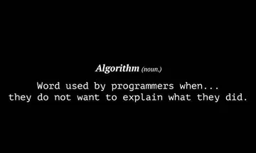 It's Algorithm, Okay?