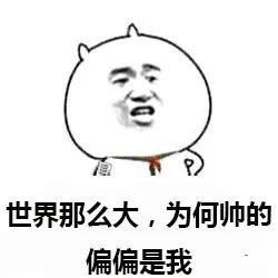 世界那么大，为什么帅的偏偏是我