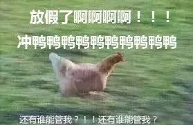 放假了冲呀