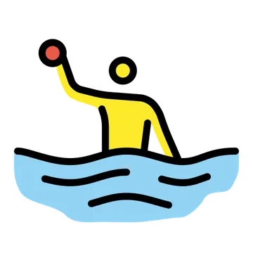 Person playing water polo