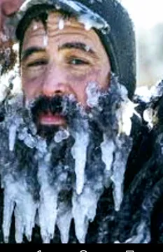 Ice beard guy