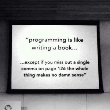 Programming Is Like Writing A Book...