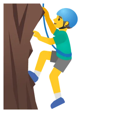 Man climbing