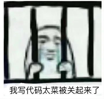 我写代码太菜被关起来了