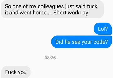 Code review gone wrong