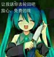 让我送你去轮回吧，放心，免费的哦！