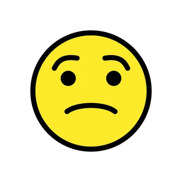Worried face