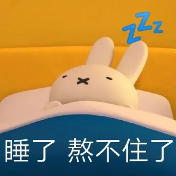 z-z 睡了熬不住了