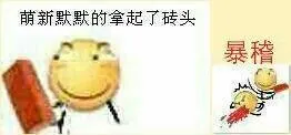萌新默默的拿起了砖头，暴稽（滑稽）