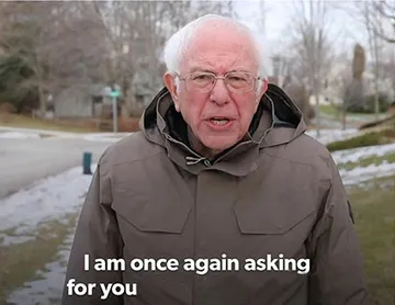 Bernie - I am once again asking for you
