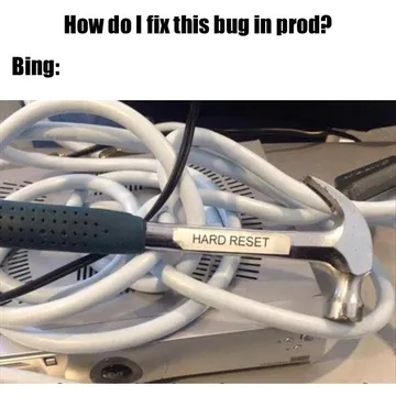 Just Hard Reset It