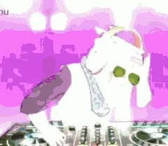 蹦迪打碟 GIF 动图