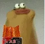 吃辣条中