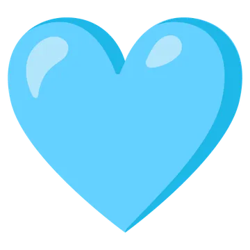 Light blue heart