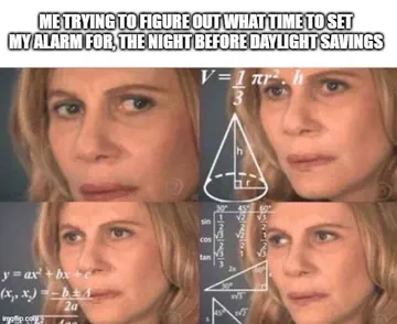 Math lady/Confused lady