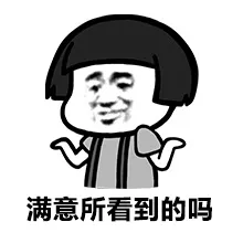 满意所看到的吗？