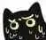 黑猫流汗