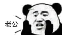 老公！（熊猫呐喊表情）