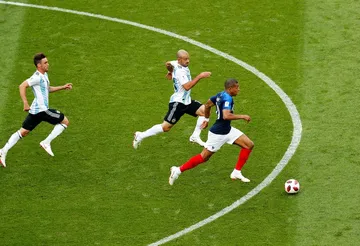 Mbappe running