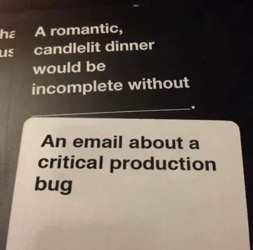 Candlelit Dinner Is Need Email Bug