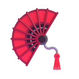 Folding hand fan