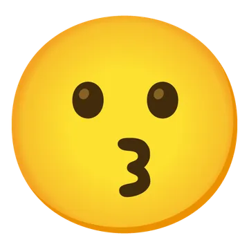 Kissing face