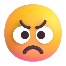 Angry face