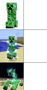 Minecraft creeper template