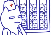 看着外面这么多精神病，抽根烟放松一下