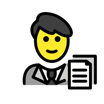 Man office worker