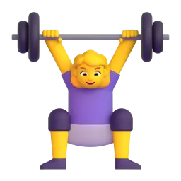 Woman lifting weights
