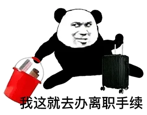 我这就去办离职手续