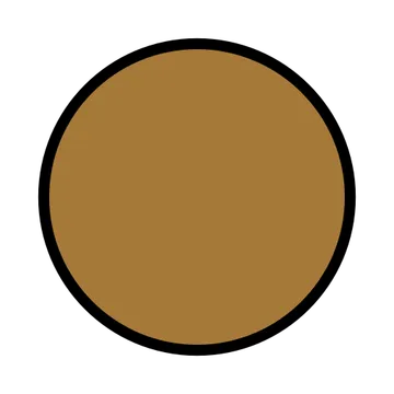 Brown circle