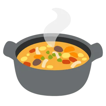 Pot of food